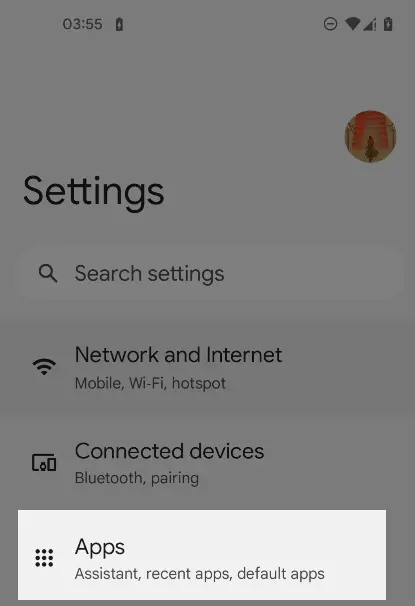 Step 4-3 - Settings screen