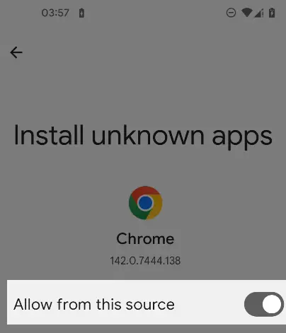 Step 4-7 - Allow from this source