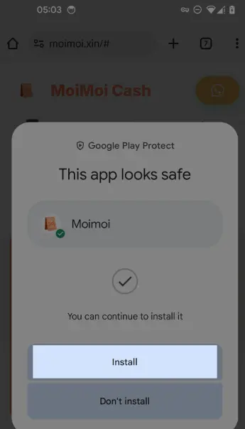 Step 5-3 - Install complete